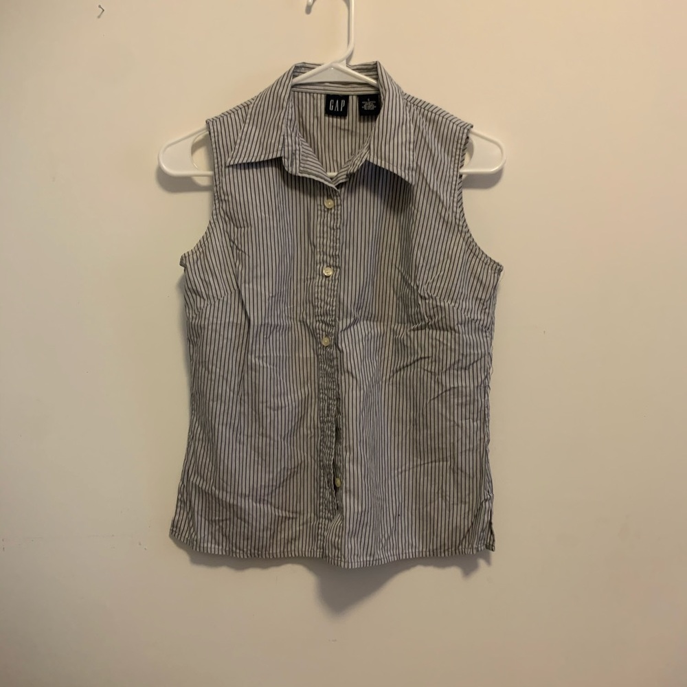 Vintage GAP Sleeveless Polo Shirt sz Small
